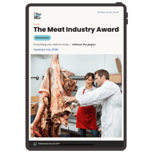 1650 Meat Industry Award Cover Mockup