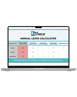Annual Leave Calculator - transparent