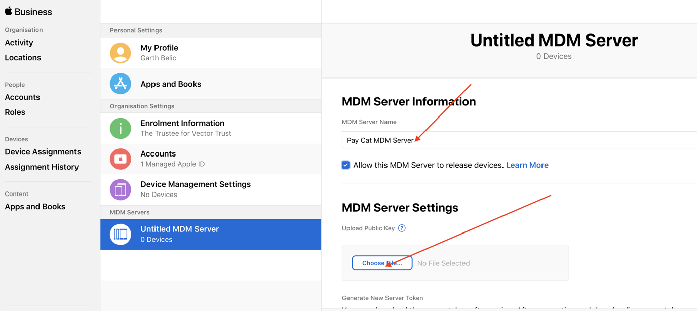 How do we get set up with Apple Business Manager