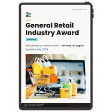 General Retail Industry Award mockup