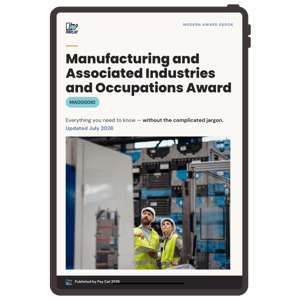 Manufacturing Award Cover