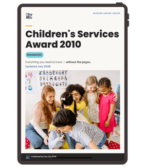 Childrens Services Award mockup