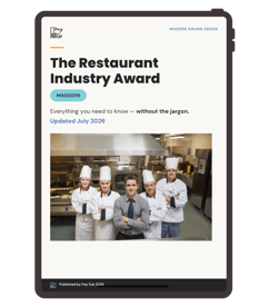 The Restaurant Industry Award MockUp
