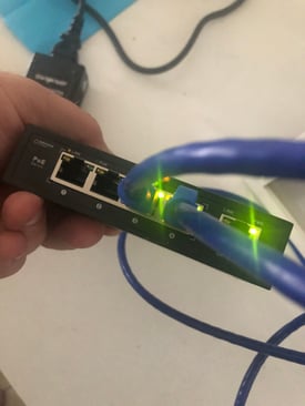 PoE Switch with 2 ports