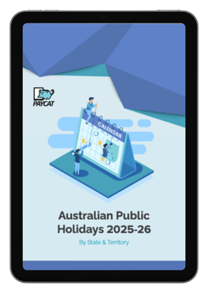 Public Holidays Cheatsheet cover mockup tablet