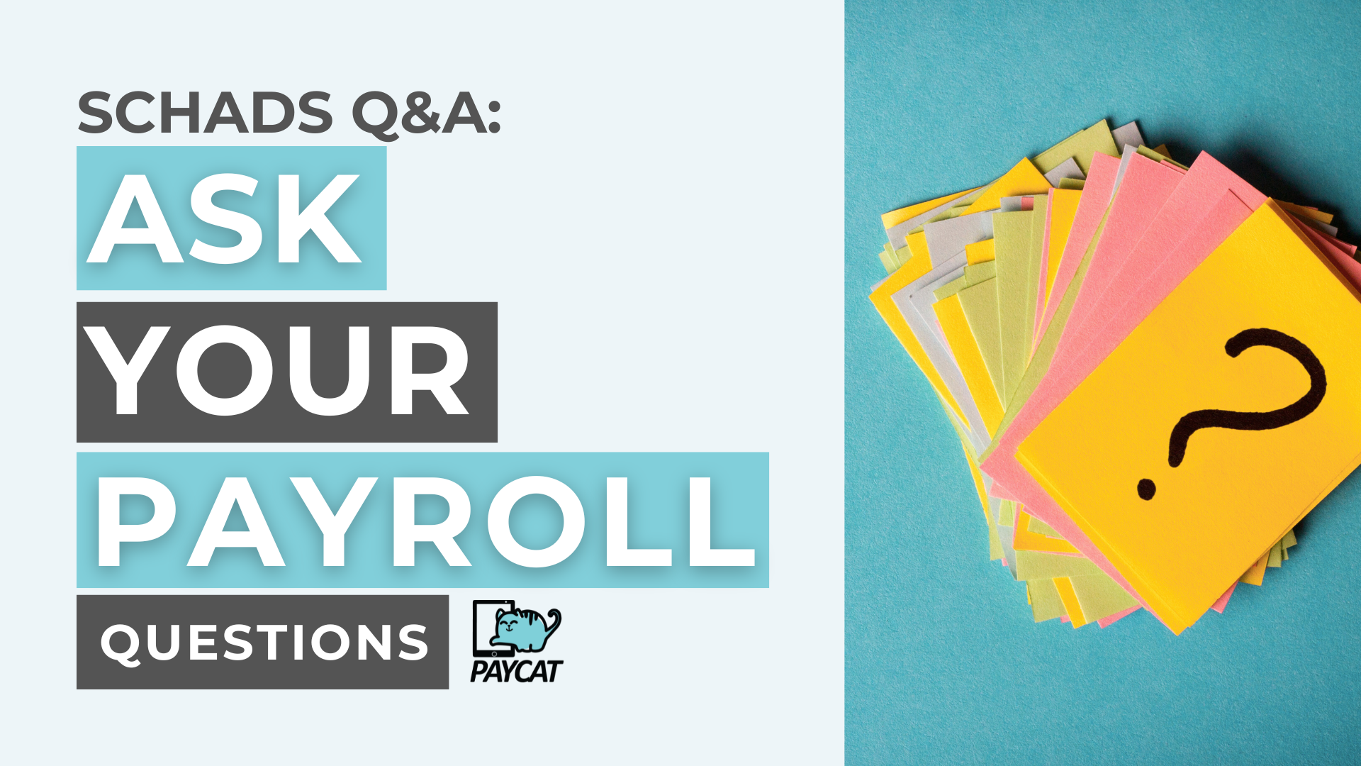 SCHADS Q&A Ask Your Payroll Questions (YT)